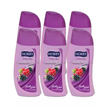 Hobby Body Wash 300ml Therapy - Refreshing Fruits (Pack of 6)