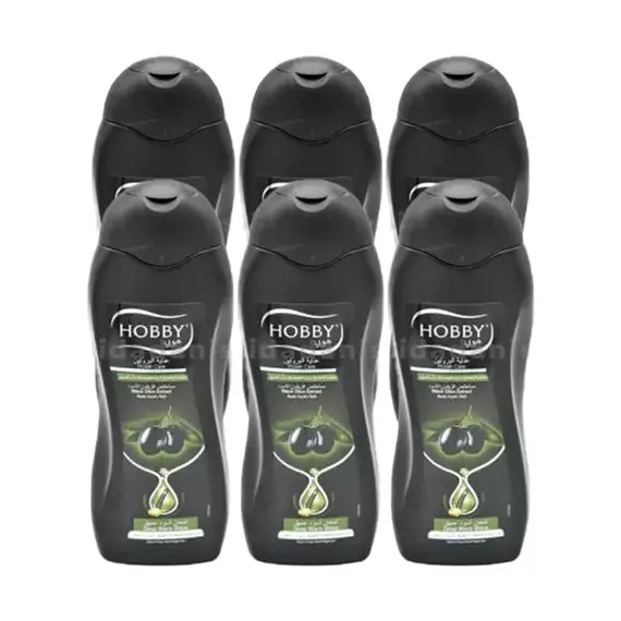 Hobby Protein Care Shampoo 600ml Deep Black Shine (Pack of 6)