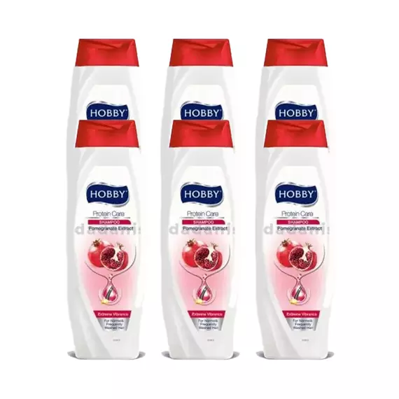 Hobby Protein Care Shampoo 600ml Extreme Vibrance (Pack of 6)
