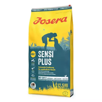 Josera Sensiplus Dry Dog Food Balanced Diet for Sensitive Dogs 12.5kg (E-EX)