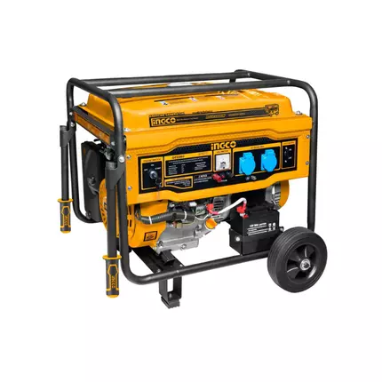 Ingco Gasoline Generator 5.5KW Air-cooled System & Copper Coil Alternator GE55003