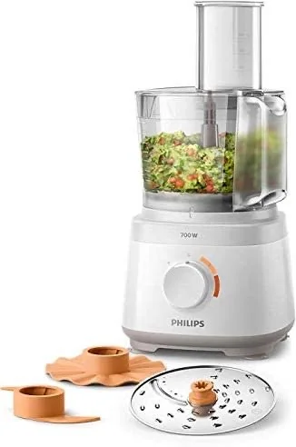 Philips Daily Collection Compact Food Processor HR7310/00 – 700W, 16 Functions, 1.5L Bowl