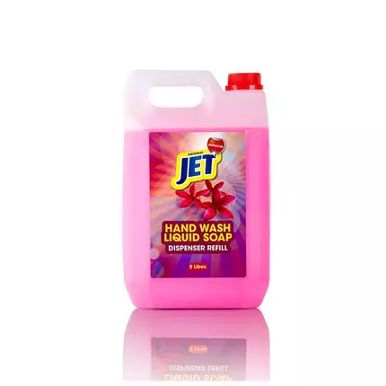 Jet Handwash Liquid Soap Floral Pink 5L (Pack of 4Pcs)