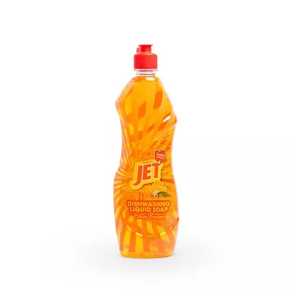 Jet Dishwashing Liquid Soap Citrus 750ml (Pack of 12Pcs)