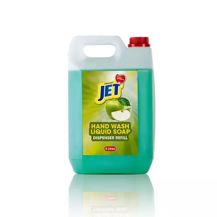 Jet Handwash Liquid Soap Apple Green 5L (Pack of 4Pcs)
