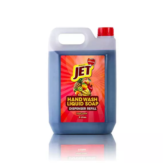 Jet Handwash Liquid Soap Fruity Fresh 5L (Pack of 4Pcs)