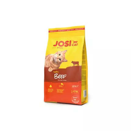 JosiCat Tasty Beef 1.9kg Complete Dry Food for Adult Cats (E-EX)
