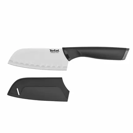 Tefal Comfort Santoku Knife 12cm Ideal For Slicing & Chopping All Types of Food High Performance Stainless Steel K2213604