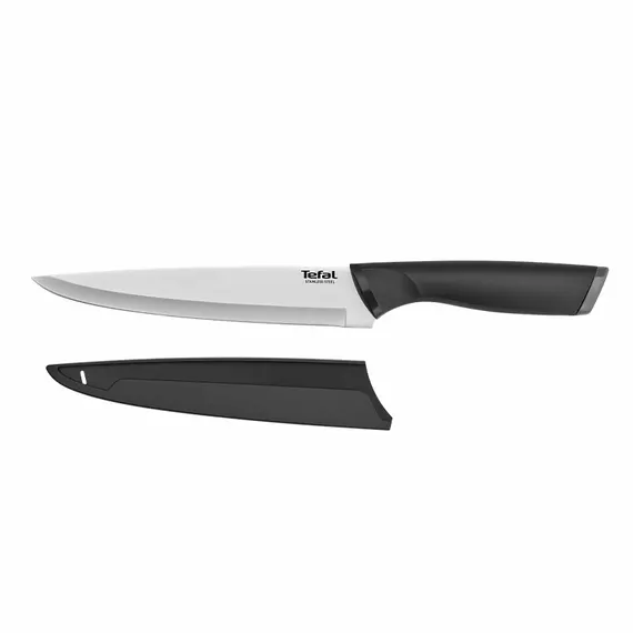 Tefal Comfort Slicing Knife 20cm Ideal For Slicing & Chopping All Types of Food High Performance Stainless Steel K2213704