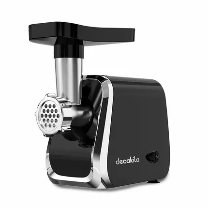 Decakila Meat Grinder 600W With Blade Out Put 1.5KG/Min Multiple Stainless Steel Grinding Plates KEMG021B