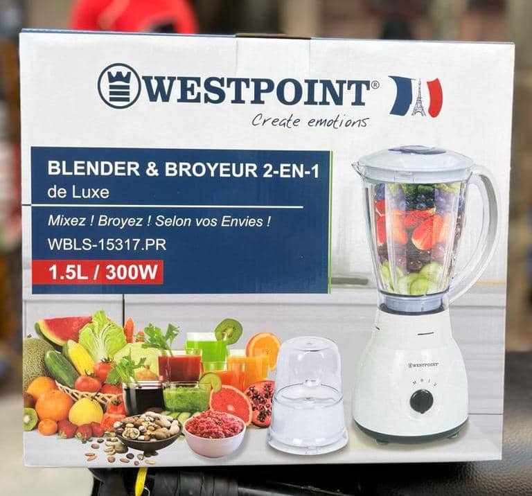 Westpoint Blender 1.5L 300W (WBLS-15317.PR)