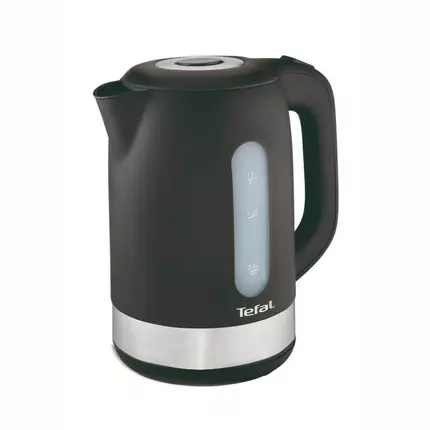 Tefal Kettle 2400W 1.7L Black Steel KO330827