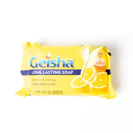 Geisha Bath Soap Lemon & Honey 200g Strong & Long Lasting, Moisturizes & Smoothens Your Skin 69613358 (Pack of 3)