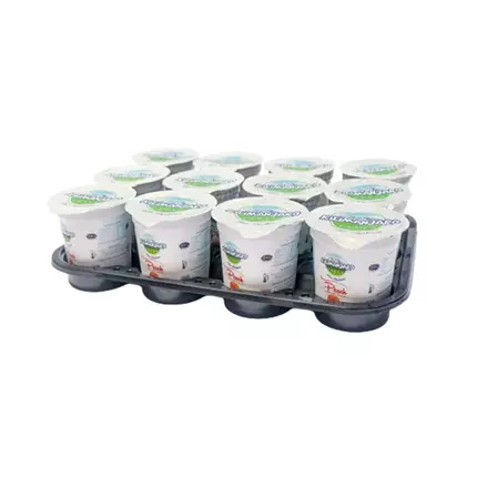 Kilimanjaro Fresh Peach Yogurt Cups 150ml (Pack of 12Pcs) Price Per Tray (E-EX)