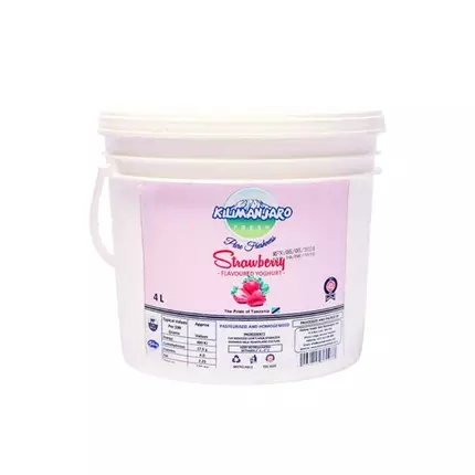 Kilimanjaro Fresh Strawberry Yogurt 4L Price Per PC (E-EX)