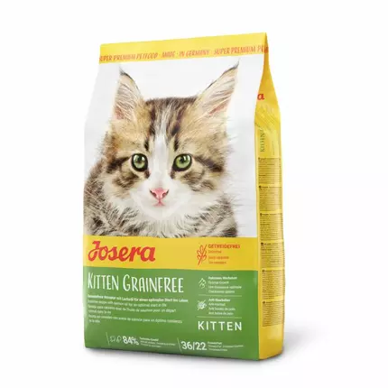 Josera Kitten Grainfree Dry Cat Food Super Premium for Pregnant, Lactating and Growing Cats 2kg (Pack of 6) (E-EX)