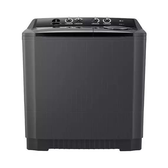 LG Washing Machine 18kg TwinTub Manual Washer with Roller Jet Pulsator, 3 Wash Program, Wind Jet Dry P2061RWPT