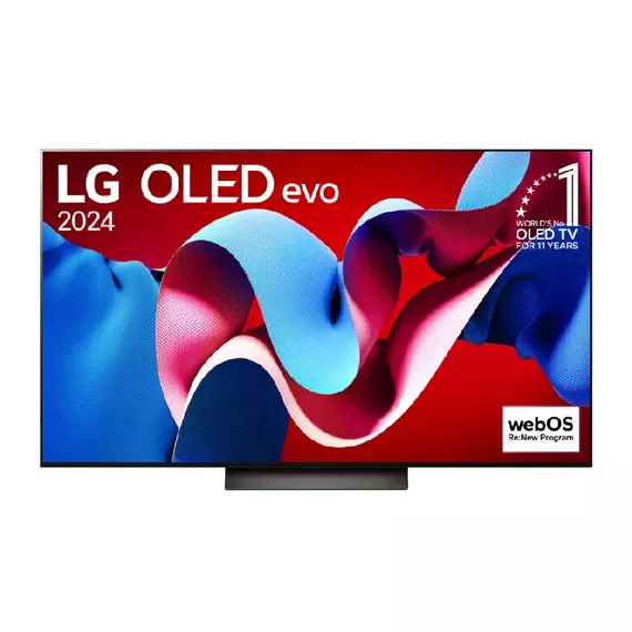 LG 77" OLED UHD 4K Smart TV evo C4 with AI Magic Remote, Dolby Atmos & Vision, HDR10, Filmmaker Mode, webOS24 OLED77C46LA
