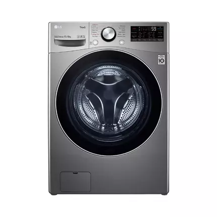 LG Washing Machine 15kg & 8kg Dryer with Artificial Intelligent Direct Drive Front Load F0L9DGP2S