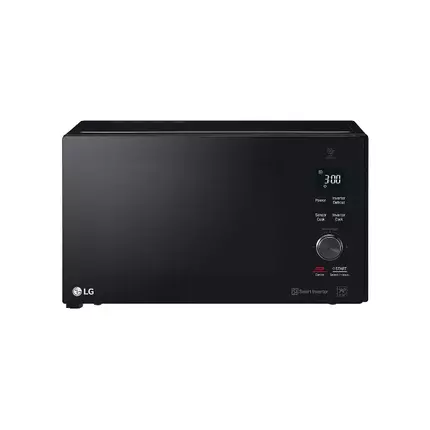LG Microwave 42L 1200W with Grill, EasyClean™ Coating, Even Heating & Defrosting, Digital Smart Inverter Black MH8265DIS