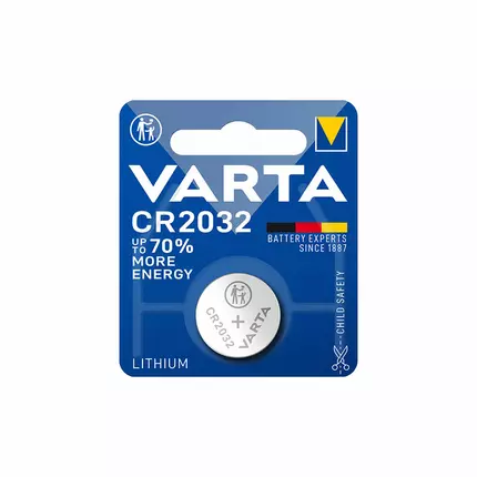 Varta Photo Lithium Coin Battery CR2032 9301