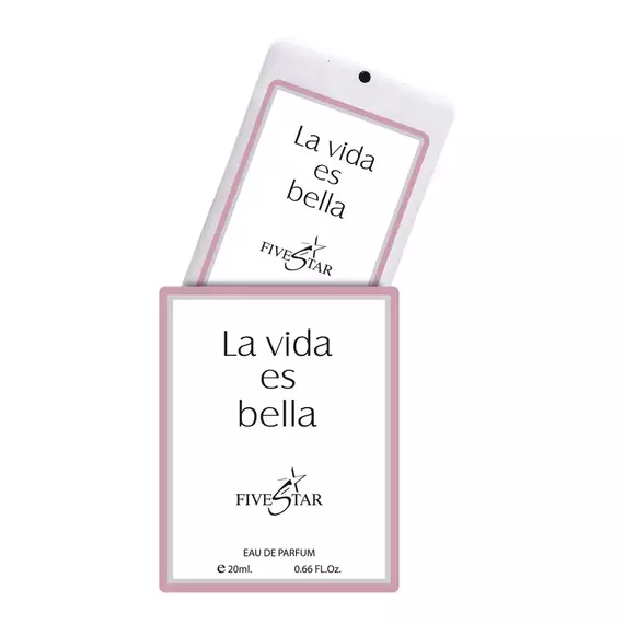 Fivestar Premium EDP La Vida Es Bella 20ml for Her (Pack of 3Pcs)