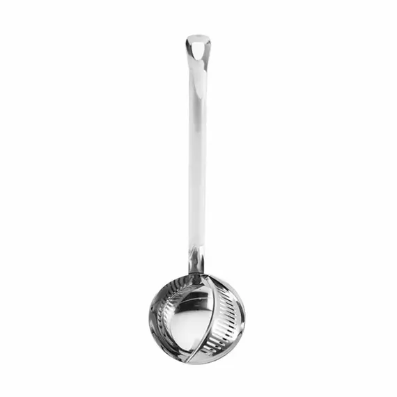Nadstar1 Stainless Steel Hot Pot Soup Spoon Strainer Scoops Spoon Slotted Strainer Ladle Gravy Ladle Colander Kitchen D198
