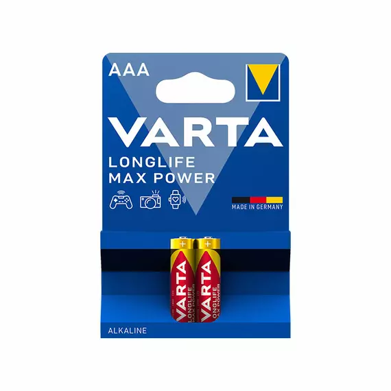Varta Battery Longlife Max Power AAA 2pcs 10493