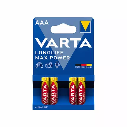 Varta Battery Longlife Max Power AAA 4pcs 9068