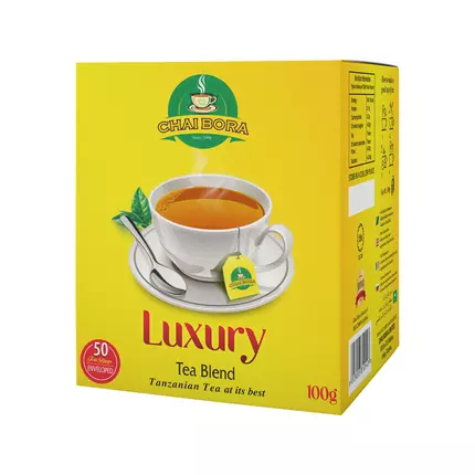 Chai Bora Luxury Blend Tea Bags 2gm (Pack of 1,200Pcs) (EX-E)