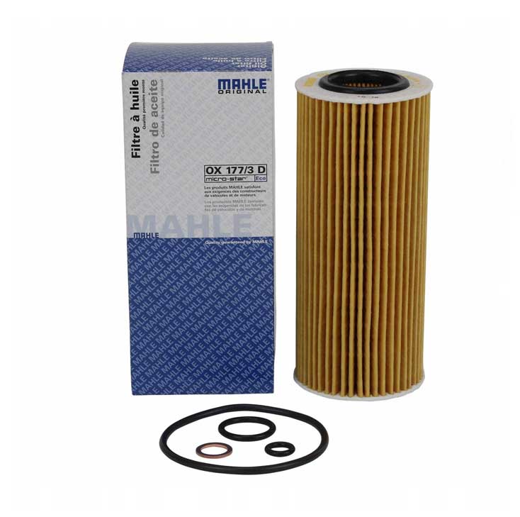MAHLE (MAH # OX 177/3D) OIL FILTER For BMW E60 E65 11427788460