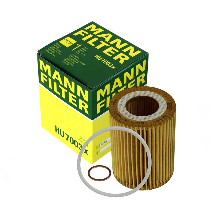 MANN-FILTER (MAN # HU7003 X) OIL FILTER  For BMW 1 Hatchback (F20, F21) 3 Saloon (F30, F80) 11427635557