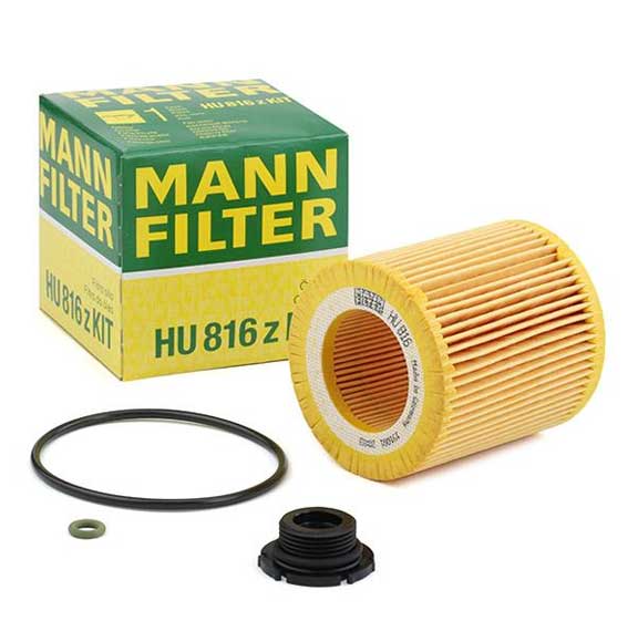 MANN-FILTER (MAN # HU816zKIT) Oil Filter For BMW 11427640862