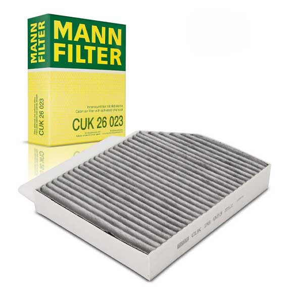 MANN-FILTER (MAN # CUK26023) CABIN AIR CARBON FILTER For Mercedes Benz W205 4638352800