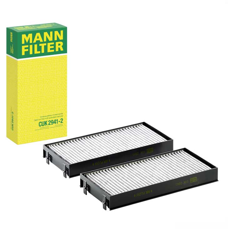 MANN-FILTER (MAN # CUK29412) AC FILTER  For BMW X5 (E70) X6 (E71, E72) 64316945586