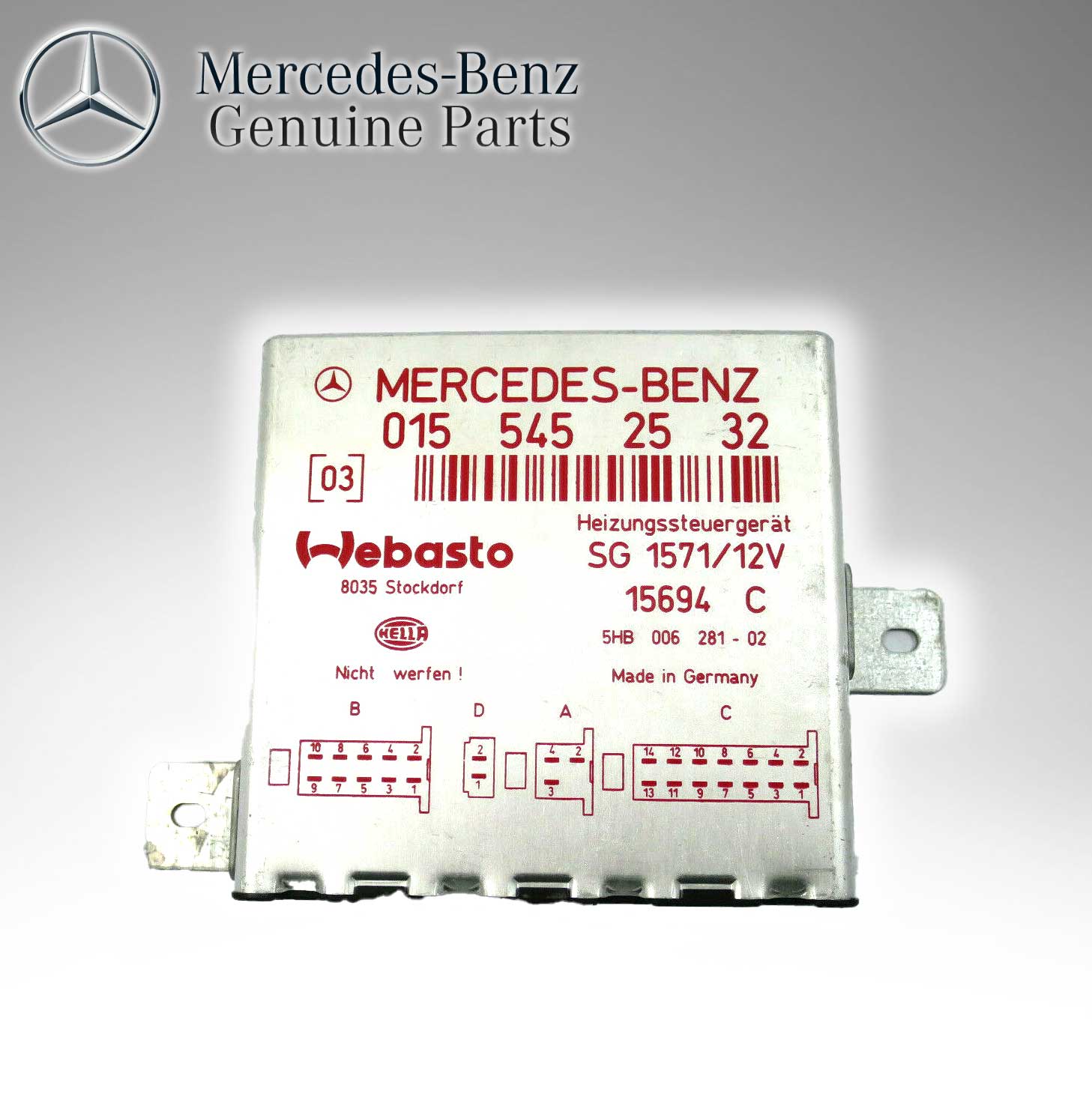 Mercedes Benz Genuine Additional Heater Control Unit 0155452532