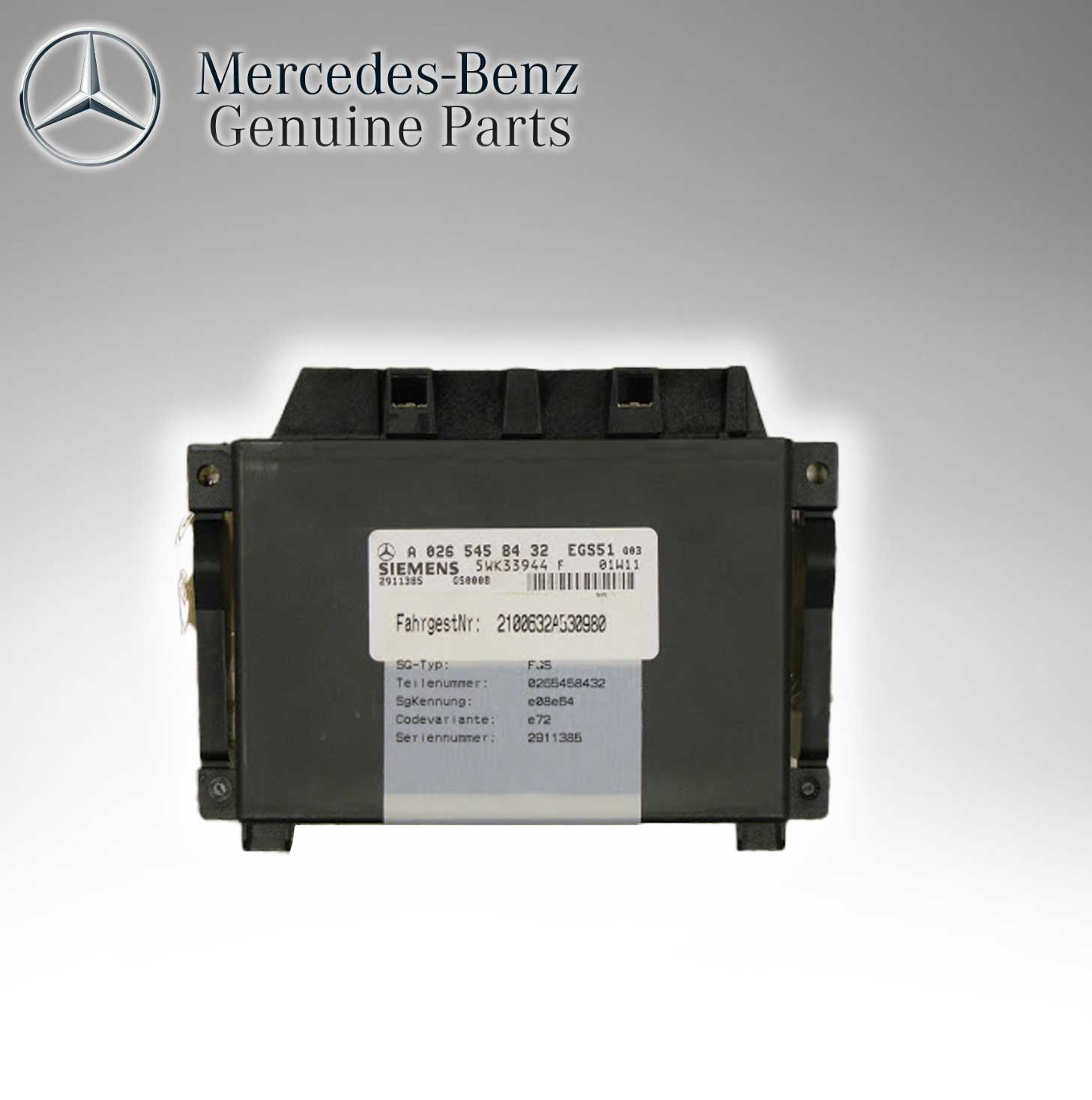 Mercedes Benz Genuine TRANSMISSION CONTROL MODULE 0265458432