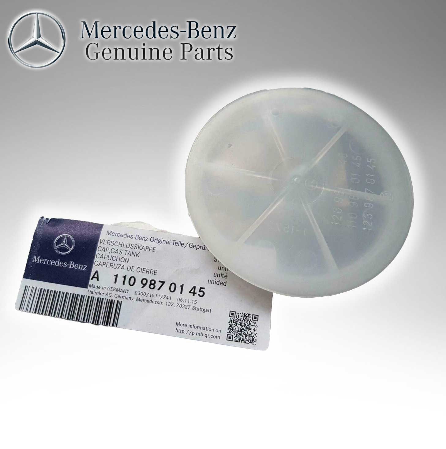 Mercedes Benz Genuine Rear Shock Access Panel Covers Round 1109870145