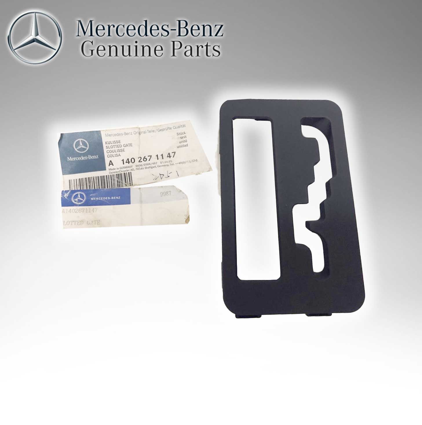 Mercedes Benz Genuine Transmission Gear Selector Slotted Gate 1402671147