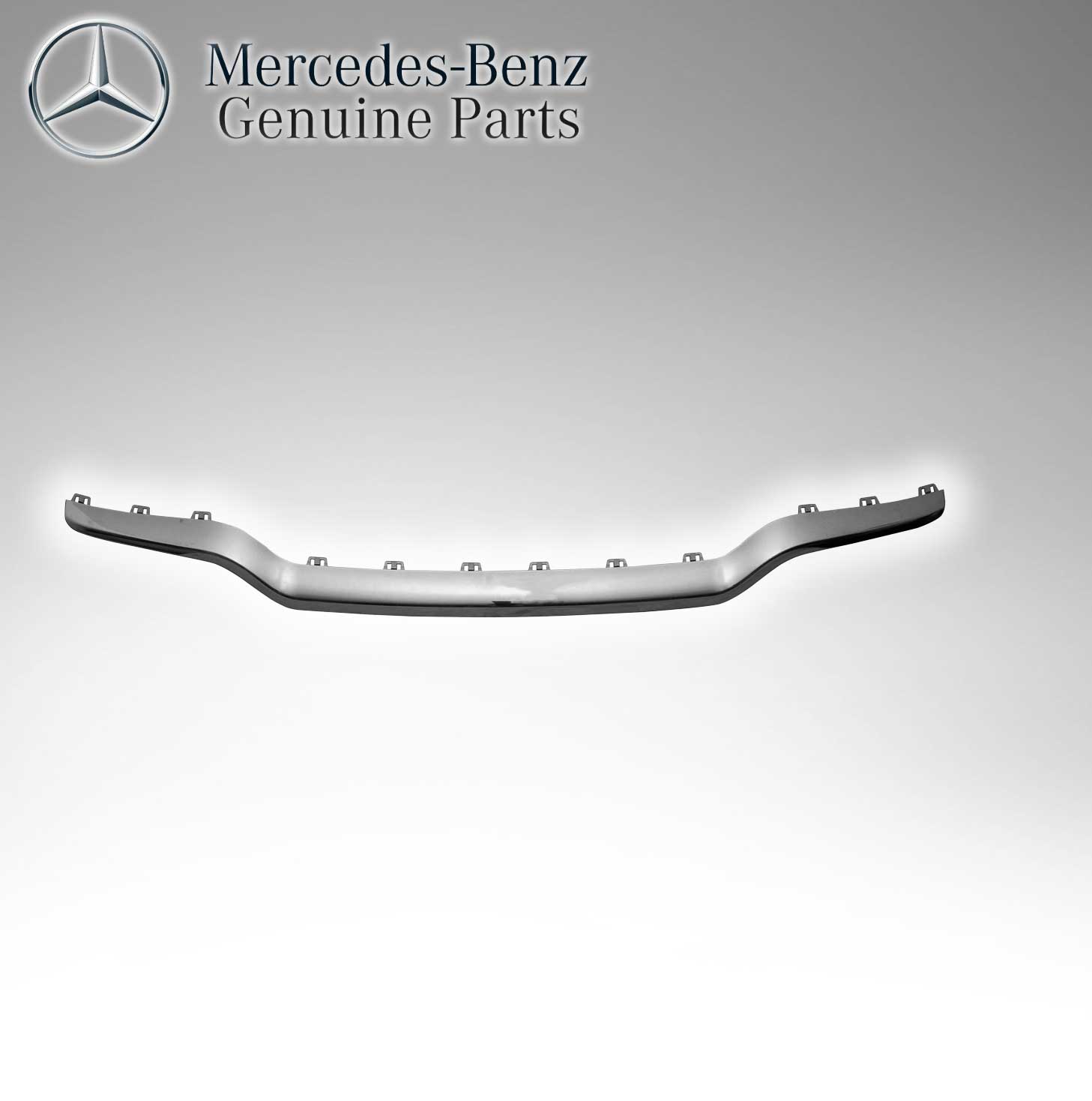 Mercedes Benz Genuine Rear Bumper Chrome Lower Trim Moulding 1668852374