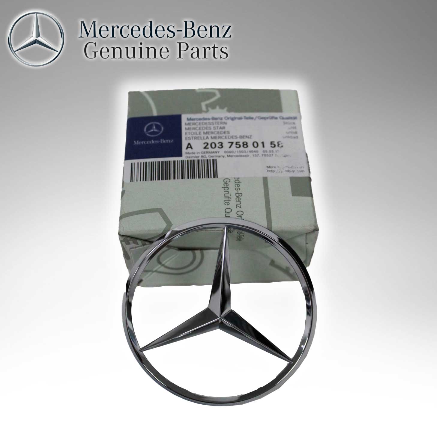 Mercedes Benz Genuine Dicky Star 2027580058 2037580158