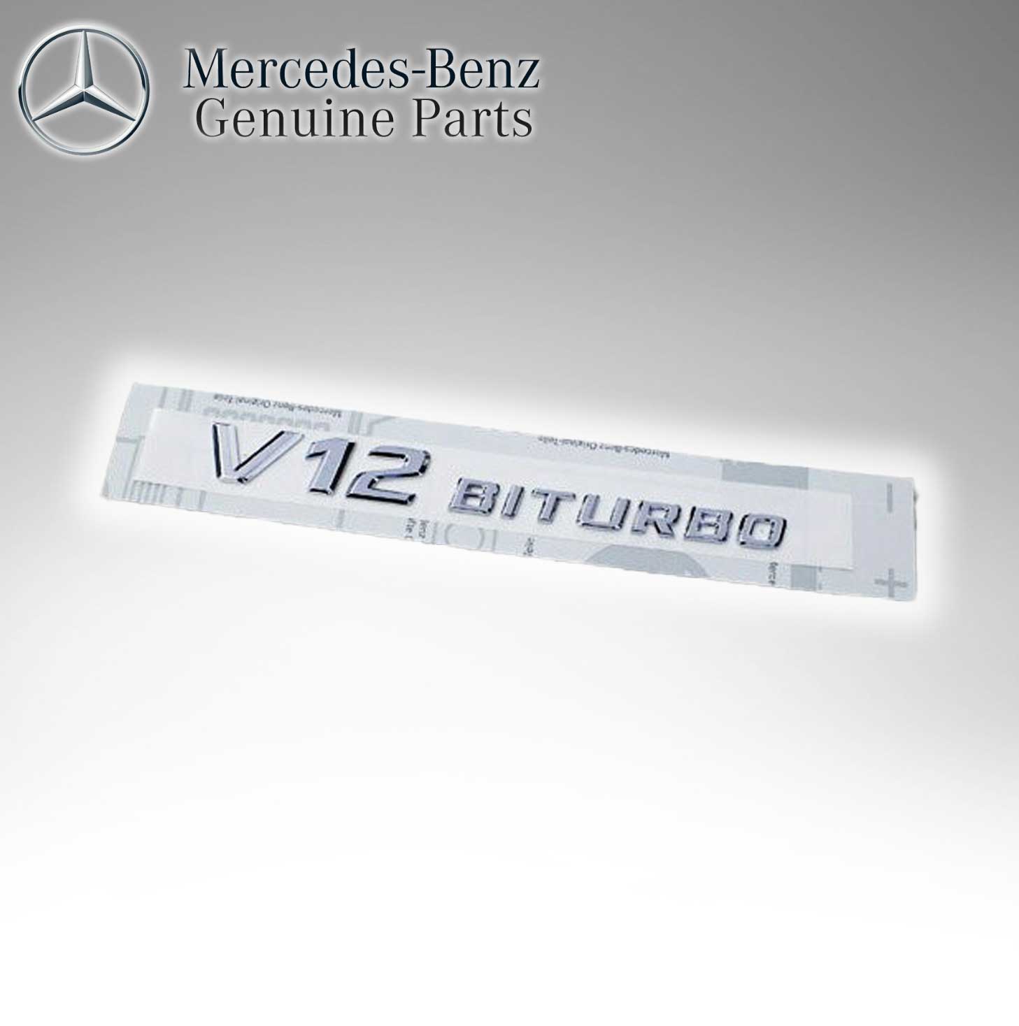 Mercedes Benz Genuine Rear Trunk Boot Emblem Badge 2218171815