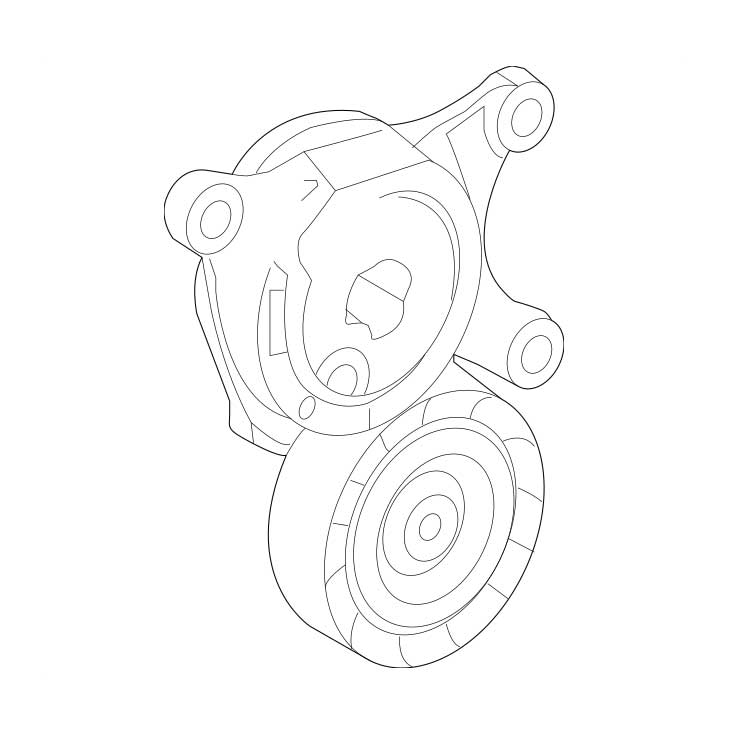 Mercedes Benz Genuine BELT TENSIONER 2702002100