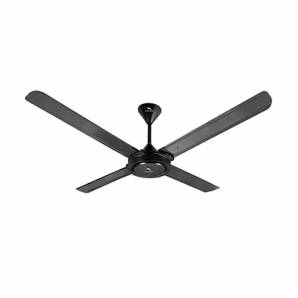 Dolphin Ceiling Fan 56" 4 Blades 85W Black