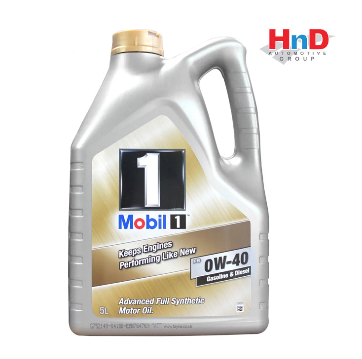 Engine Oil MOBIL1 ADVANCE FULL SYNTHETIC MOTOR OIL 0W-40 5LTR