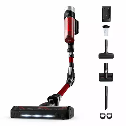 Tefal Handstick Vacuum Cleaner Cordless X-Force Flex 9.60 Vacuum Cleaner Cordless Animal Care Model Flex Tube System Automatic Suction Power Adjustment by Floor Type TY2079HO
