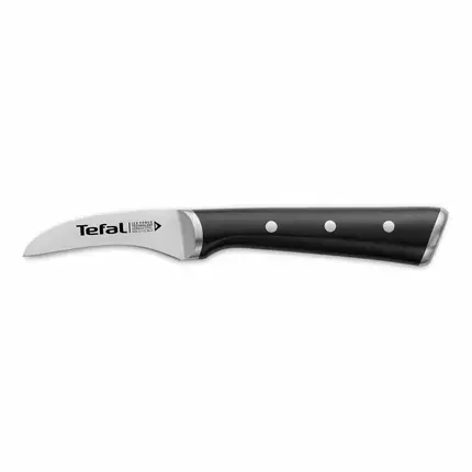 Tefal Ingenio Ice Paring Knife 7cm Ice Force Technology German Stainless Steel Brushed Stainless Steel, Black, 27.5 x 6 x 2 CM K2321214