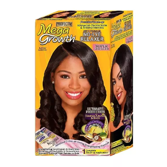 Mega Growth No Lye Relaxer Super 1 Touch (Pack of 12Pcs)