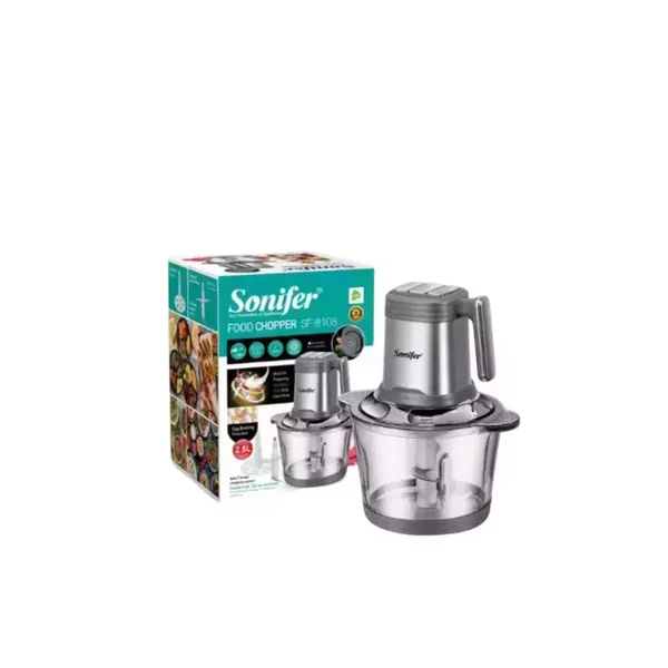 Sonifer Multifunctional 2.5L Glass Container Electric Food Chopper SF-8108