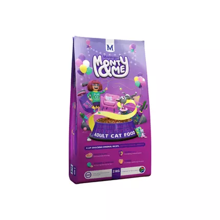 Montego Monty& Me Cat Food for Adult All Breeds 2kg MCAT02